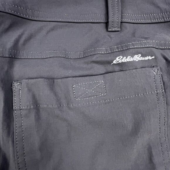 Eddie Bauer First Ascent Pants Mens 44x31 Gray Cargo Nylon Stretch Hiking - Picture 9 of 15